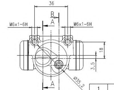 Cilindru receptor frana