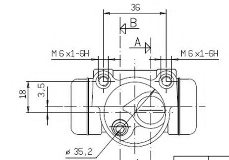 Cilindru receptor frana