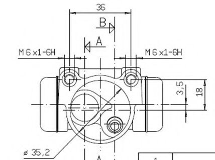 Cilindru receptor frana