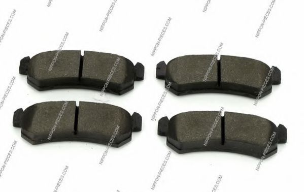 set placute frana,frana disc 2