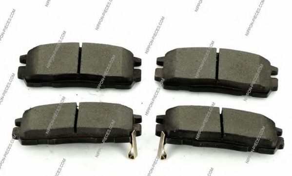 set placute frana,frana disc 2