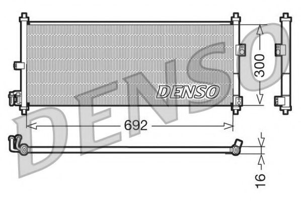 DCN46011 Condensator, climatizare NPS 