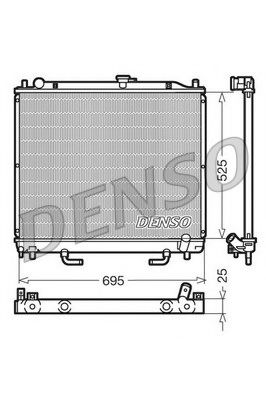DRM45015 Radiator, racire motor NPS 