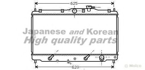 H551-02 Radiator, racire motor ASHUKI 