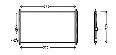 H559-25 Condensator, climatizare ASHUKI 