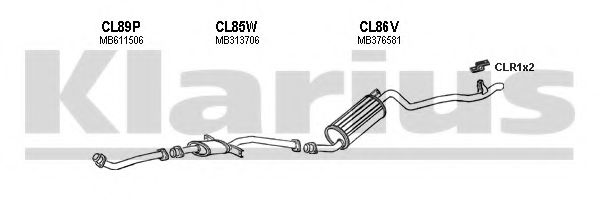 210063U Sistem de esapament KLARIUS 