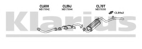 210203U Sistem de esapament KLARIUS 