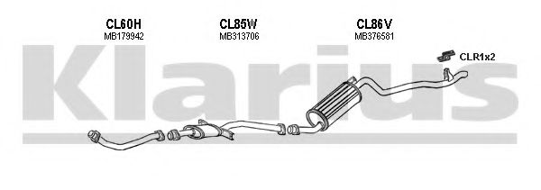 210204U Sistem de esapament KLARIUS 