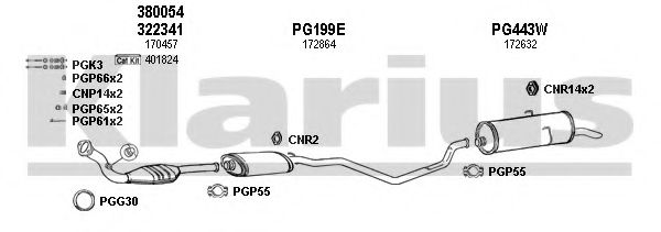 630240U Sistem de esapament KLARIUS 