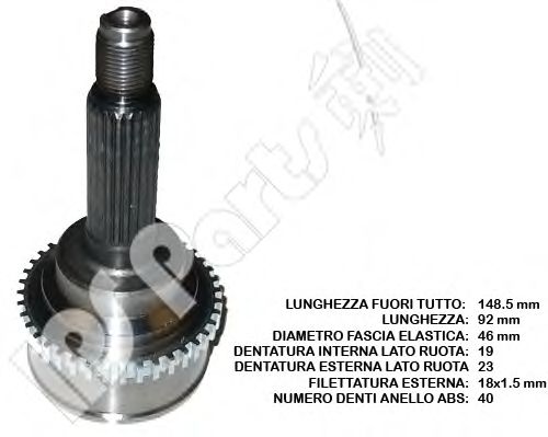 ICJ-10W00 Set articulatie, planetara IPS Parts 