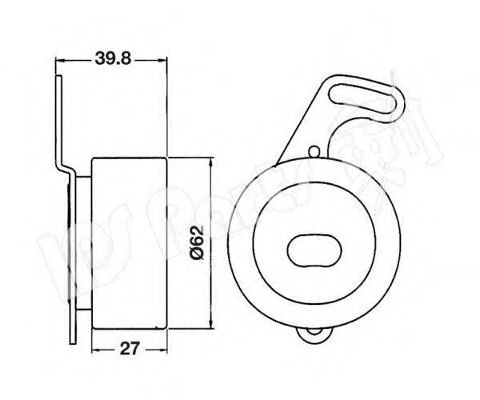 ITB-6404 Mecanism tensionare, curea distributie IPS Parts 