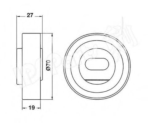 ITB-6409 Mecanism tensionare, curea distributie IPS Parts 