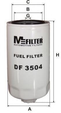 DF 3504 filtru combustibil MFILTER 