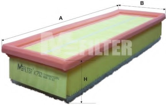 K 752 Filtru aer MFILTER 