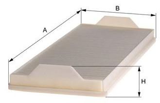 Filtru, aer habitaclu