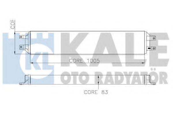 295200 Radiator ulei, ulei motor KALE OTO RADYATÖR 