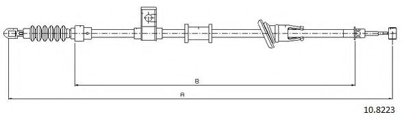 Cablu, frana de parcare