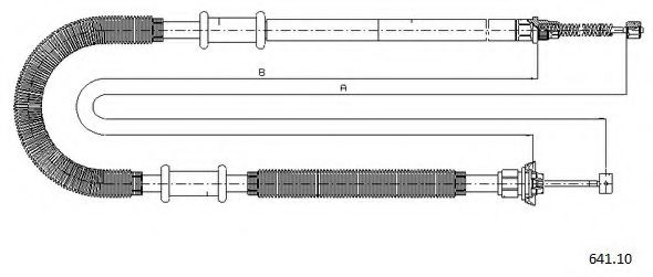 Cablu, frana de parcare