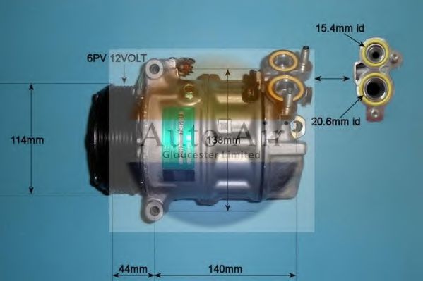 14-1050 Compresor, climatizare AUTO AIR GLOUCESTER 