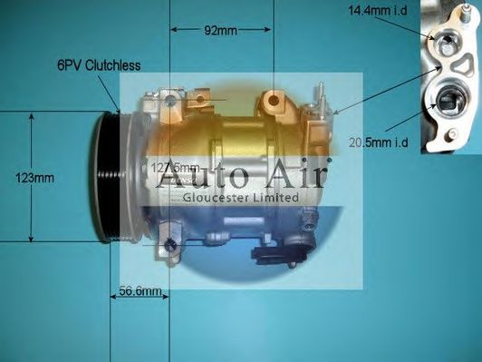 14-9638 Compresor, climatizare AUTO AIR GLOUCESTER 