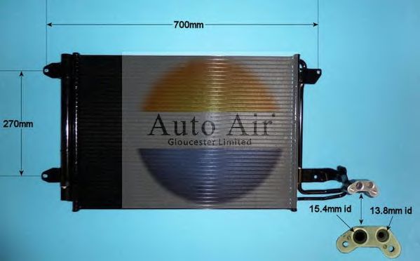 16-1054A Condensator, climatizare AUTO AIR GLOUCESTER 