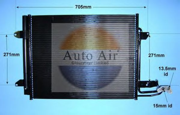 16-6215A Condensator, climatizare AUTO AIR GLOUCESTER 