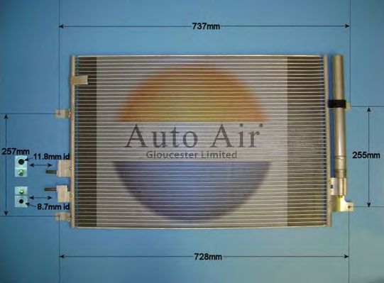 16-9639 Condensator, climatizare AUTO AIR GLOUCESTER 