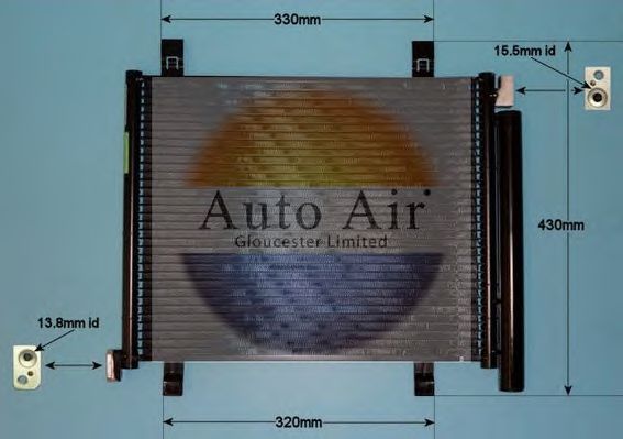 16-9978 Condensator, climatizare AUTO AIR GLOUCESTER 