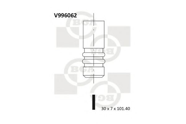 V996062 Supapa evacuare BGA 