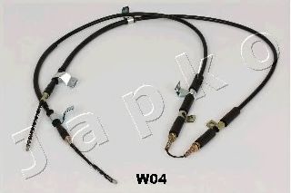 131W04 Cablu, frana de parcare JAPKO 