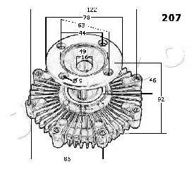 Cupla, ventilator radiator 3