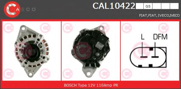 CAL10422GS Generator / Alternator CASCO 