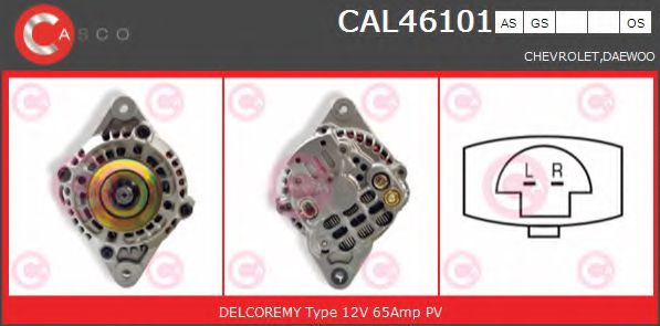 CAL46101OS Generator / Alternator CASCO 