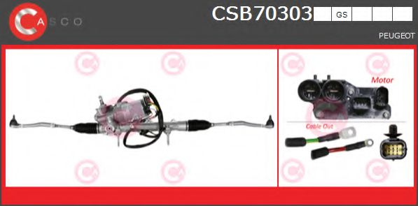 CSB70303GS Caseta directie CASCO 