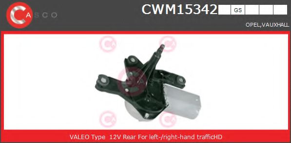 CWM15342GS motor stergator CASCO 
