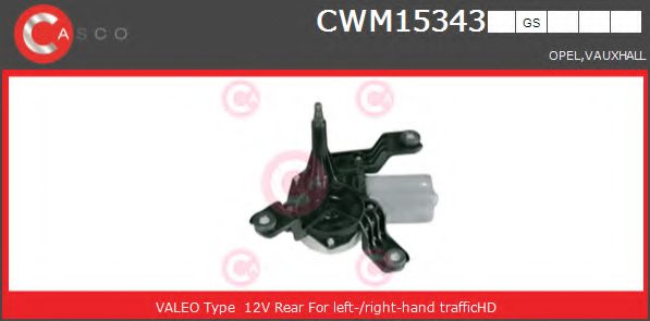 CWM15343GS motor stergator CASCO 