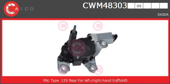 CWM48303GS motor stergator CASCO 