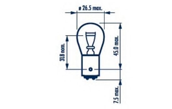 17881 Bec, lampa frana / lampa spate NARVA 
