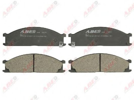 set placute frana,frana disc 3