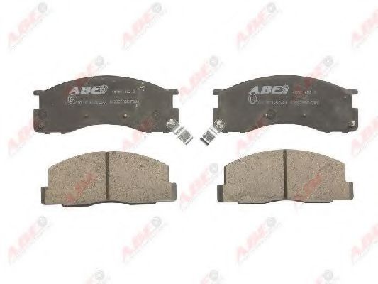 set placute frana,frana disc 2