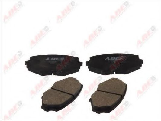 set placute frana,frana disc 2
