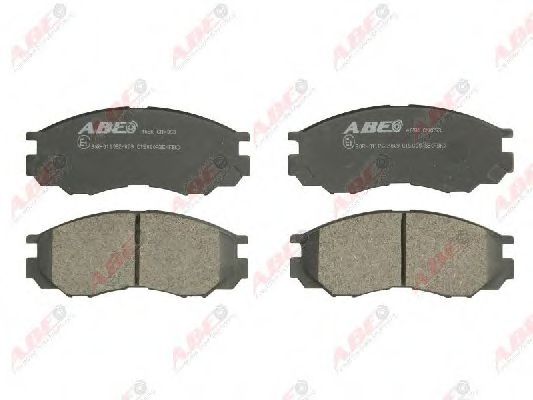 set placute frana,frana disc 3