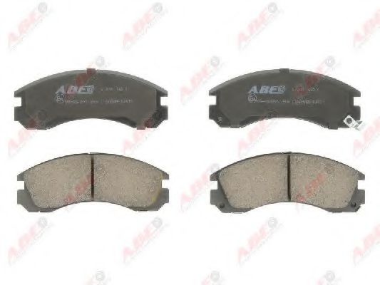 set placute frana,frana disc 2