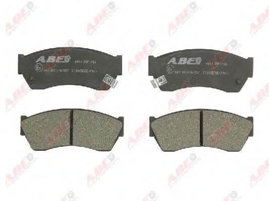 set placute frana,frana disc 2
