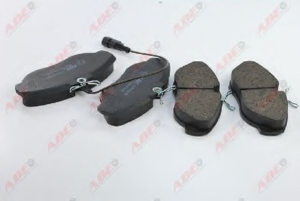 set placute frana,frana disc 2