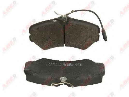 set placute frana,frana disc 2