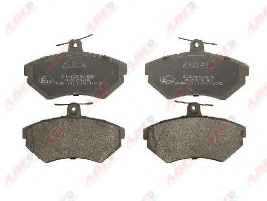 set placute frana,frana disc 3