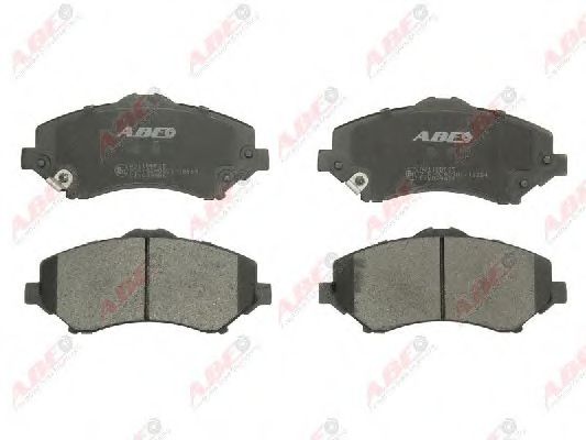 set placute frana,frana disc 3