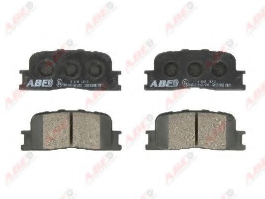 set placute frana,frana disc 2