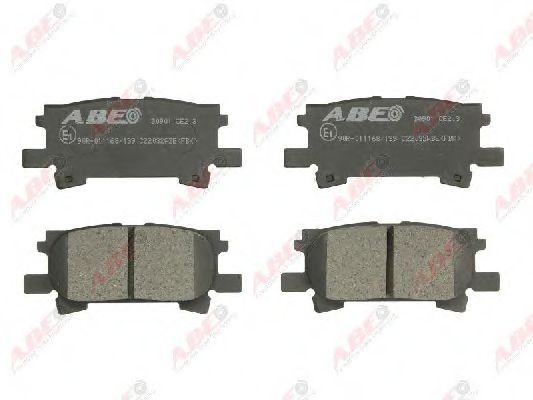 set placute frana,frana disc 3